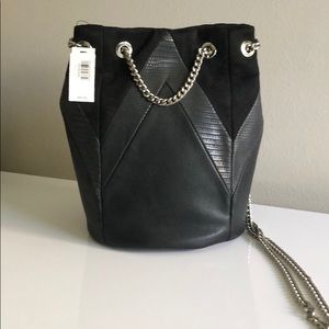 Express Black Purse / Bucket Bag